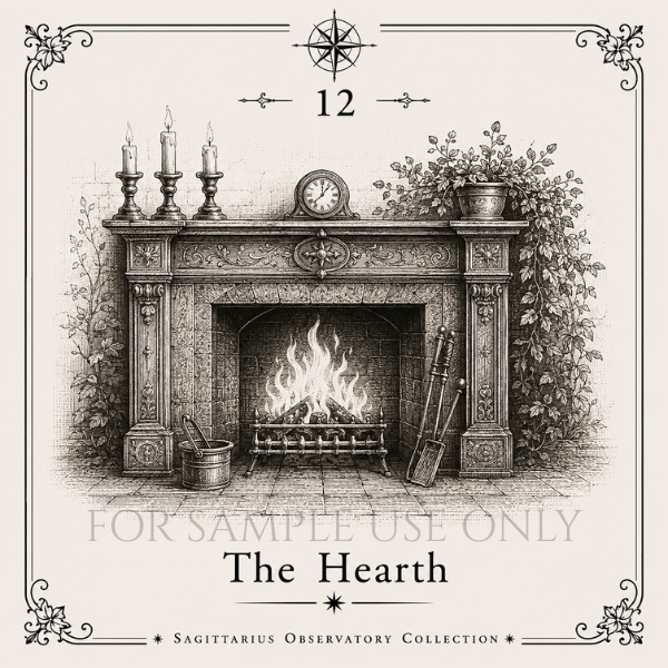 スクエアステッカー The Hearth